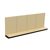 Kent Unlimited WL1622078_IVORY Wall 192"W X 22"D X 78"H Ivory