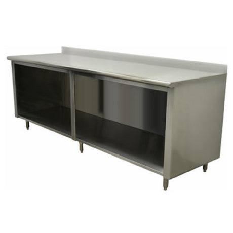 Advance Tabco EEK-SS-309-X Special Value Economy Work Table 108"W X 30"D Open Front Cabinet Base