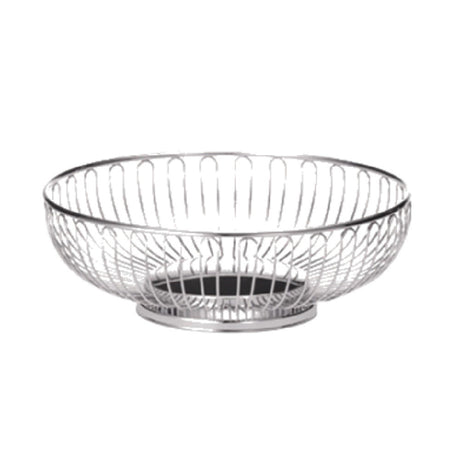 Tablecraft 4170 Cash & Carry Chalet Basket 8-1/4" Dia. X 2-3/4"H Round