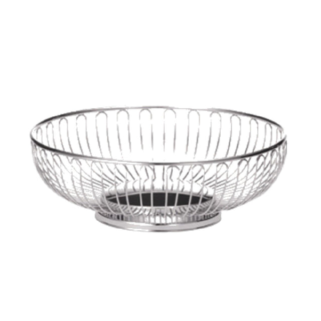 Tablecraft 4170 Cash & Carry Chalet Basket 8-1/4" Dia. X 2-3/4"H Round