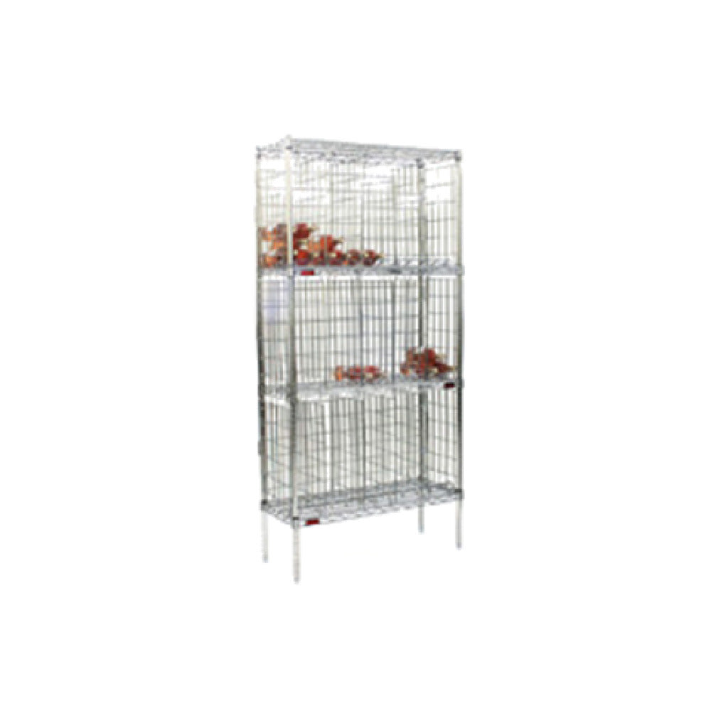 Eagle BW1436BL-SC Bulk Wine Shelf Unit 3-tier 36"W X 14"D X 74"H