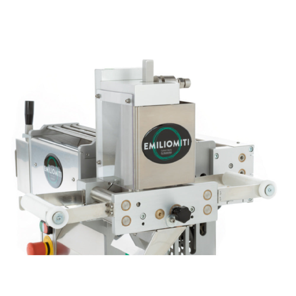 An Emiliomiti Company LM90480 La Monferrina Ravioli Attachment 34mmx 400mm Produces 34mm X 40mm Raviolis