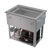 Vollrath FC-HCF-01120-AD-FF Hot/Cold/Frozen Food Well Unit Drop-in Auto-drain & Flat Flange