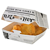 PacknWood 210EATBNEWS80 - Grab & Go Slider Box, 4 Oz., 3.3" X 3.3" X 2"