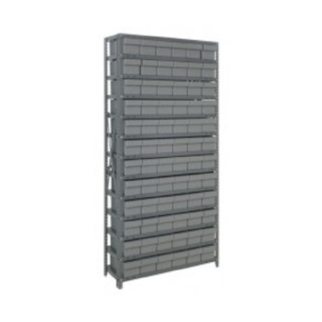 Quantum 2475-603_GRAY - Shelving Unit, 24"D X 36"L X 75"H, Heavy Duty
