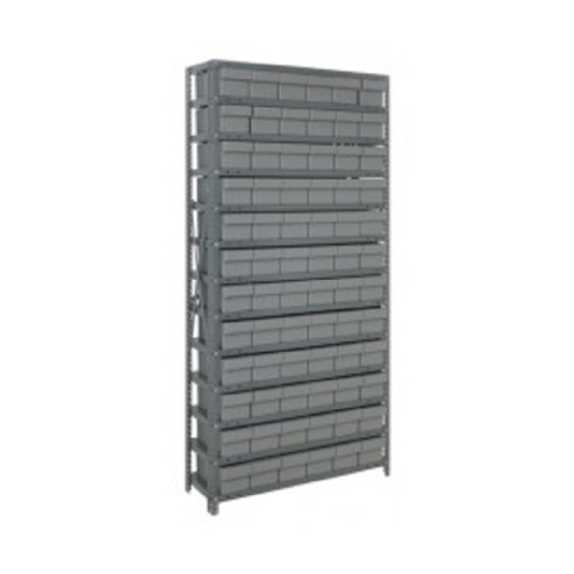 Quantum 2475-603_GRAY - Shelving Unit, 24"D X 36"L X 75"H, Heavy Duty