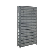 Quantum 2475-603_BLUE - Shelving Unit, 24"D X 36"L X 75"H, Heavy Duty