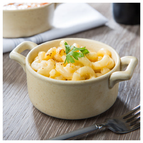 Bon Chef 16000008P-W - Cocottes, 5 Oz. Round Without Lid, Wheat (case Pack 36)