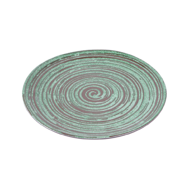 GET Enterprises B399088-SDG Elite Global Solutions Round Plate 8-3/4" Dia. X 3/4" H Green