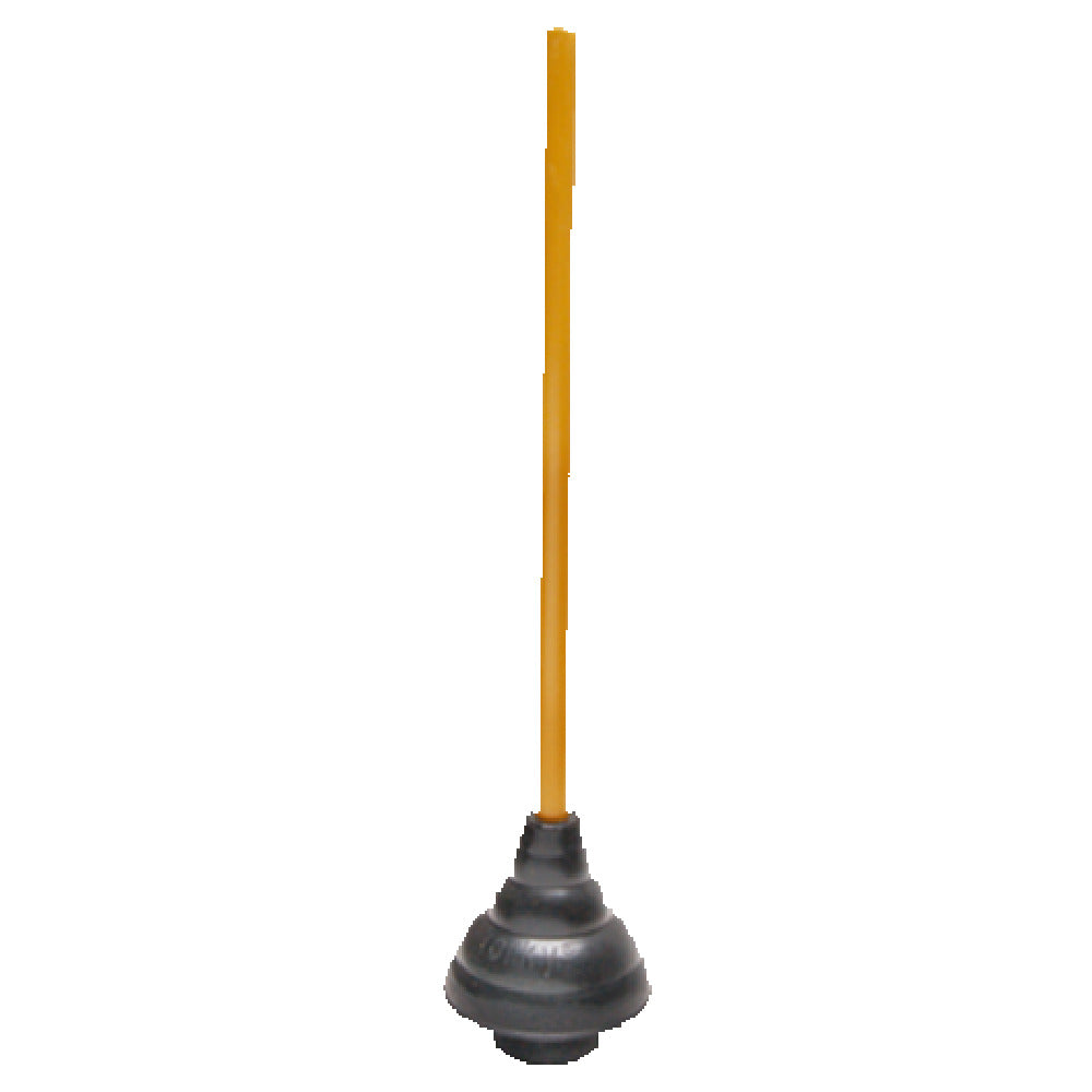 Franklin Machine Products 280-1246 Plunger 6" Wide Rubber Base On A 21" Handle Black