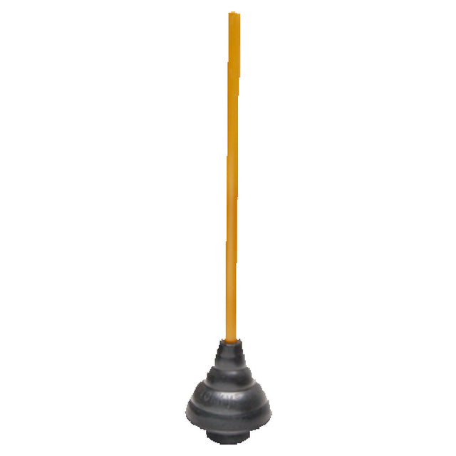 Franklin Machine Products 280-1246 Plunger 6" Wide Rubber Base On A 21" Handle Black