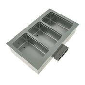 BK Resources E-HP-3 - Hot Food Well Unit, 3-Compartment, Drop-In