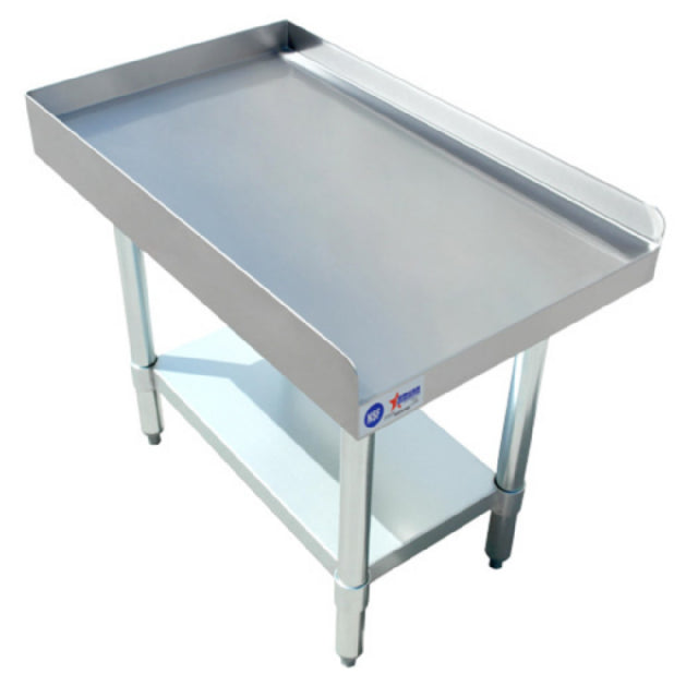 Omcan 47692 (47692) Equipment Stand 15"W X 30"D Stainless Steel Top With 2" Upturn On Rear & Sides