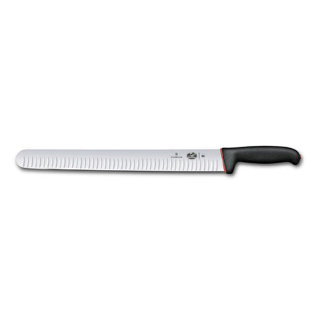 Victorinox Swiss Army 5.4723.36D - Slicer Knife, 14" Granton Edge, Black/red Dual Grip