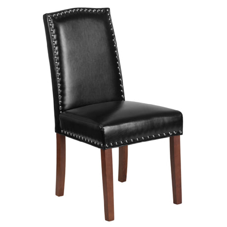 Flash Furniture QY-A13-9349-BK-GG Hercules Hampton Hill Series Parsons Side Chair