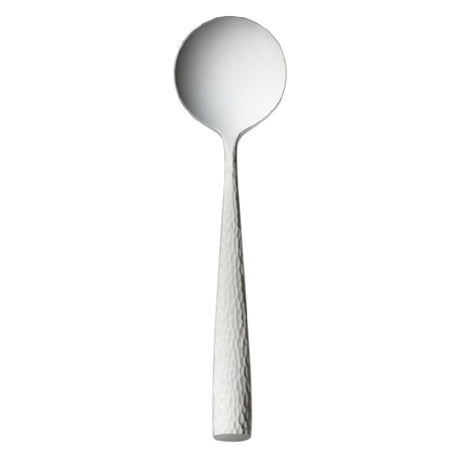 Libbey 931 016 (Formerly World Tableware) Bouillon Spoon 6-5/8" Hammered Finish Handle