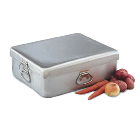 Vollrath 68390 Roast Pan With Cover 42 Quart Heavy-Duty Aluminum With Loop Riveted Handles