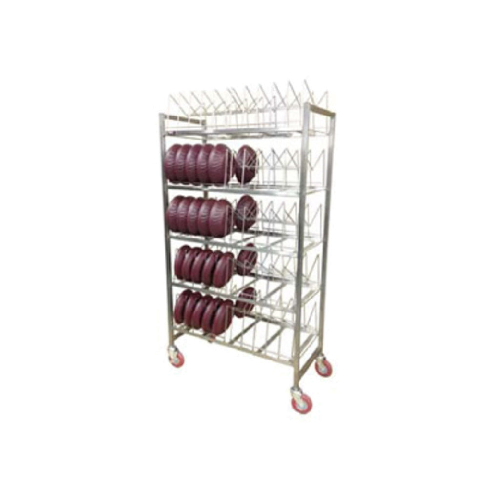 Carter Hoffmann DMR100 Dome Drying Rack Stainless Steel Construction With Removable Wire Caddy