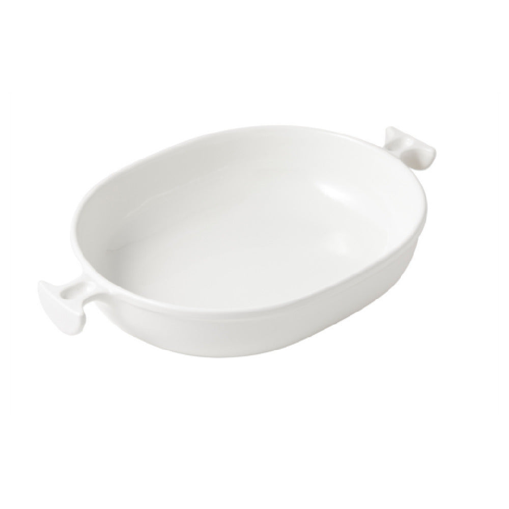 Bon Chef 3028PWHT - Bouillabaisse Dish, 2 Qt., 8" X 9-3/4" X 2-1/4" H