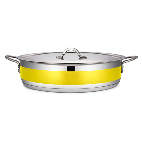 Bon Chef 71032-CF2-Y Country French X Pot 9 Qt. 14-3/4" Dia. X 3-3/8"H