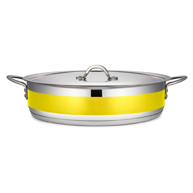 Bon Chef 71032-CF2-Y Country French X Pot 9 Qt. 14-3/4" Dia. X 3-3/8"H