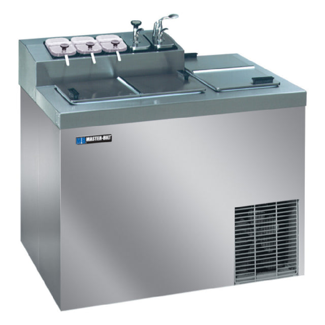 Master-Bilt FLR-60SE Ice Cream Dipping Cabinet With Flavorail Display Capacity Of (5) 3 Gallon Cans
