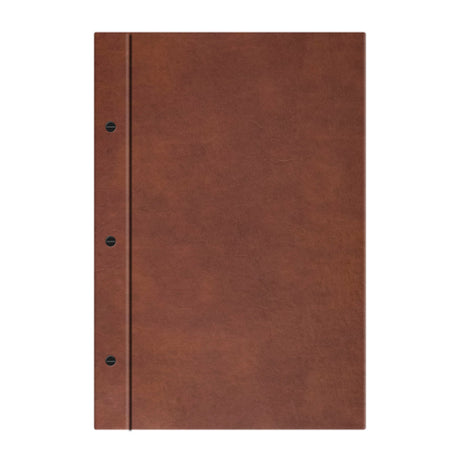 Risch CMBFF-LTH 8.5X14 Tuxedo Leather Bonded Leather Chicago Menu Board (specify Color)