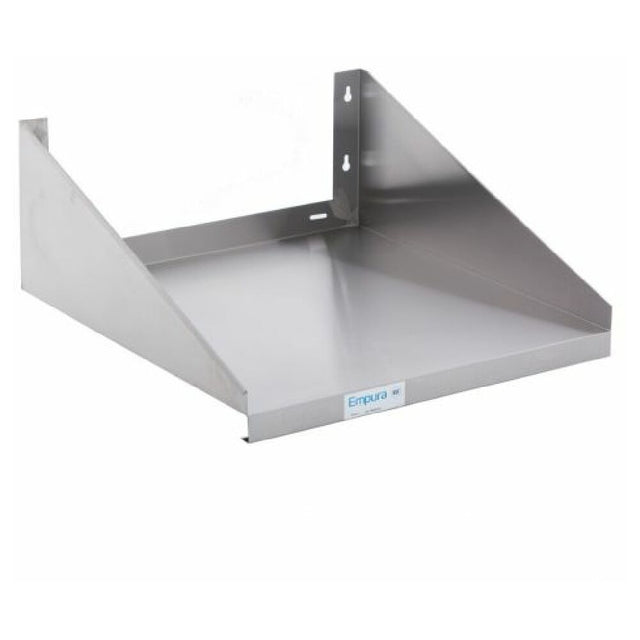 Empura Stainless E-MS-2424 Empura Wall Mount Microwave Shelf 24" X 24" 18 GA. 430 S/S