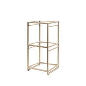 Steelite 7364MW344 Square Core Tiered Riser 13.875" X 9.5" X 19.5" Spire