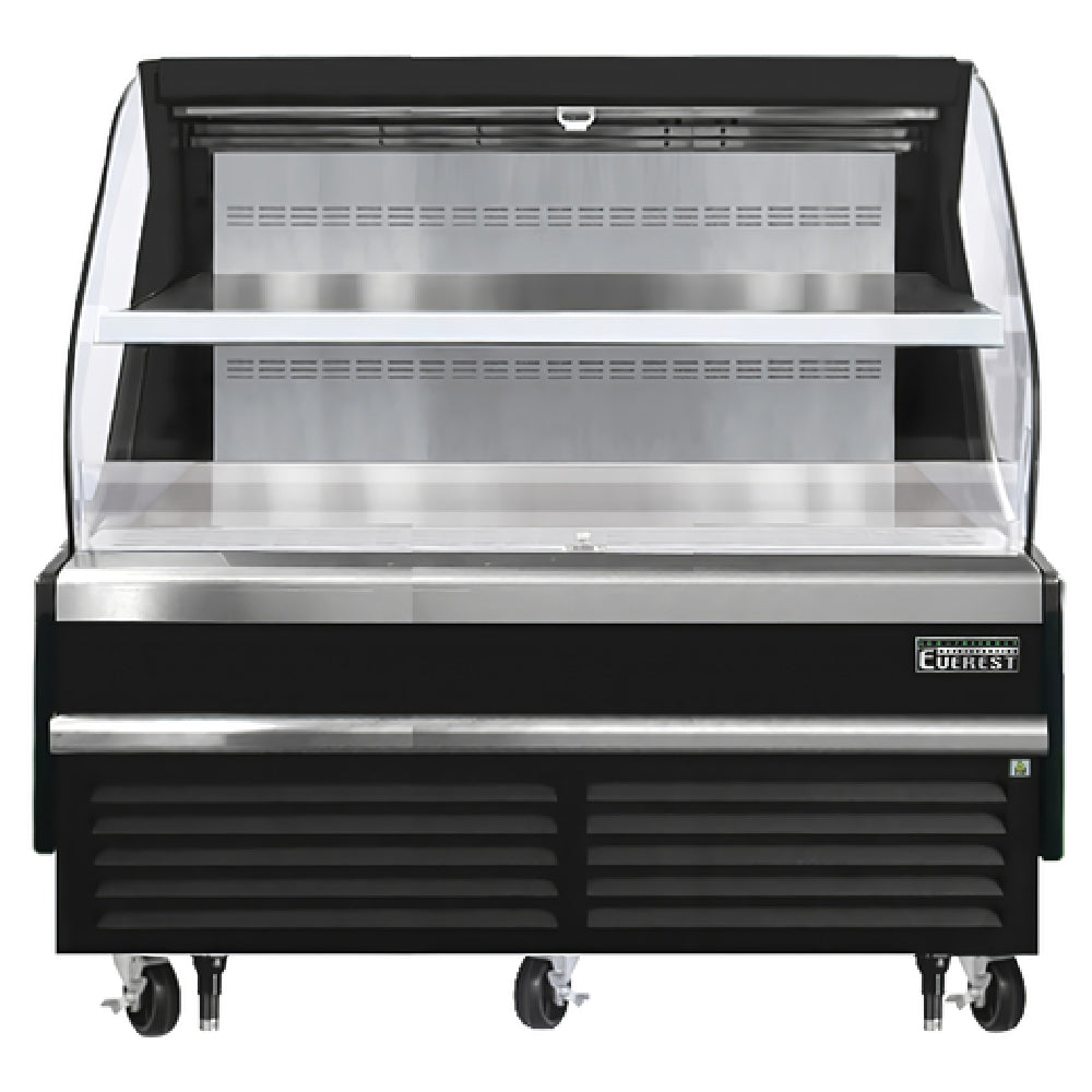 Everest Refrigeration EOMH-72-B-35-T Horizontal Open Display Merchandiser 73-1/4"W X 34-1/4"D X 46"H