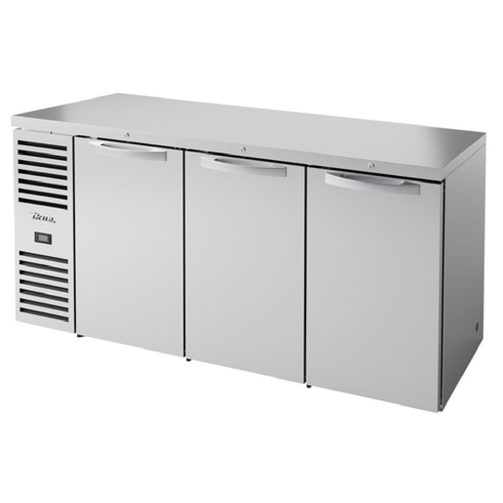 True Refrigeration TBR72-RISZ1-L-S-SSS-1 Refrigerated Back Bar Cooler Three-section