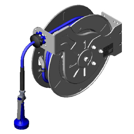 T&S Brass B-7142-08H Hose Reel System Open 3/8" X 50' Hose With High Flow JetSpray Valve