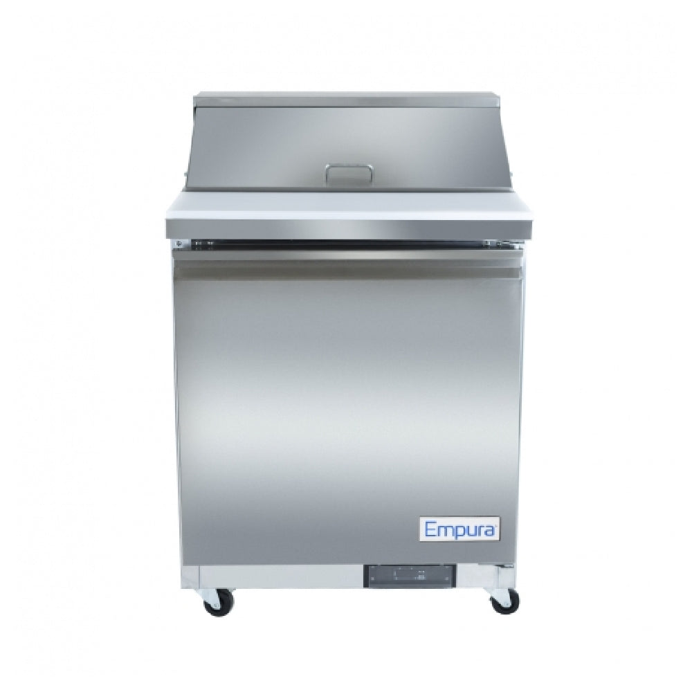 Empura Refrigeration E-KSP29 Stainless Steel Sandwich/Salad Table Refrigerator 28.9" W 1 Solid Door