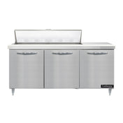 Continental Refrigerator D72N12 Designer Line Sandwich Unit 72"W Three-section