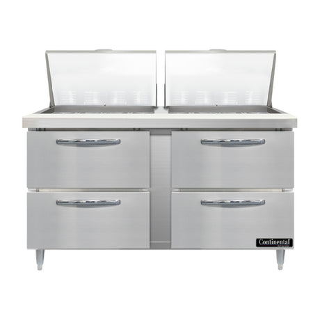Continental Refrigerator D60N24M-D Designer Line Mighty Top Sandwich Unit 60"W