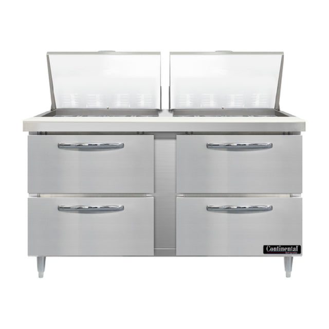 Continental Refrigerator D60N24M-D Designer Line Mighty Top Sandwich Unit 60"W