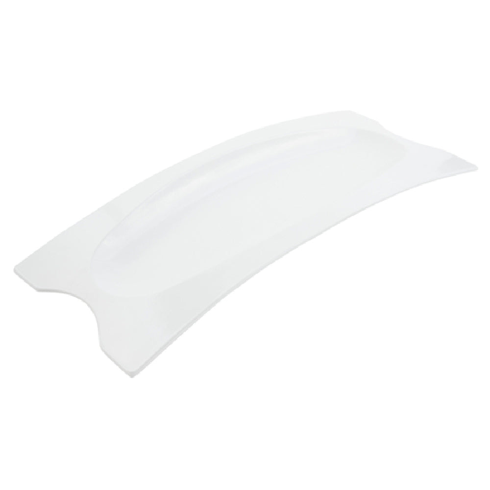 Bon Chef 70019TAN - Futura Platter, 11-1/2" X 27-3/8" X 1", Aluminum With Sandstone