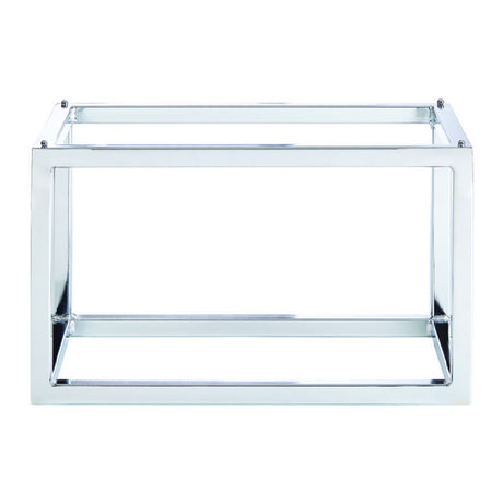 Hubert 14336 - Expressly Hubert® Display Riser, 10-43/100"L X 6-19/50"W X 7"H, Chrome-plated Metal Base