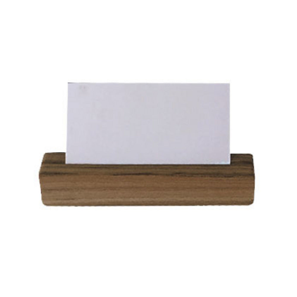 Steelite DWFB11523AG Large Card Holder 1" X 1" X 4.5"H Wood