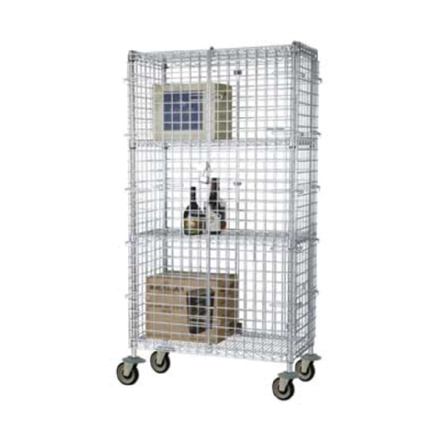 1880 Hospitality FMSEC2436 Focus Foodservice Security Cage Complete Mobile Kit