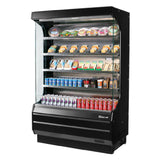 Turbo Air TOM-50W(B)-N Vertical Open Display Merchandiser 19.0 Cu. Ft. Capacity