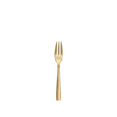 Zwiesel Fortessa 1.9B.102.FC.031 - Lucca Faceted Brushed Gold Fish Fork 7.2" (18.3cm)