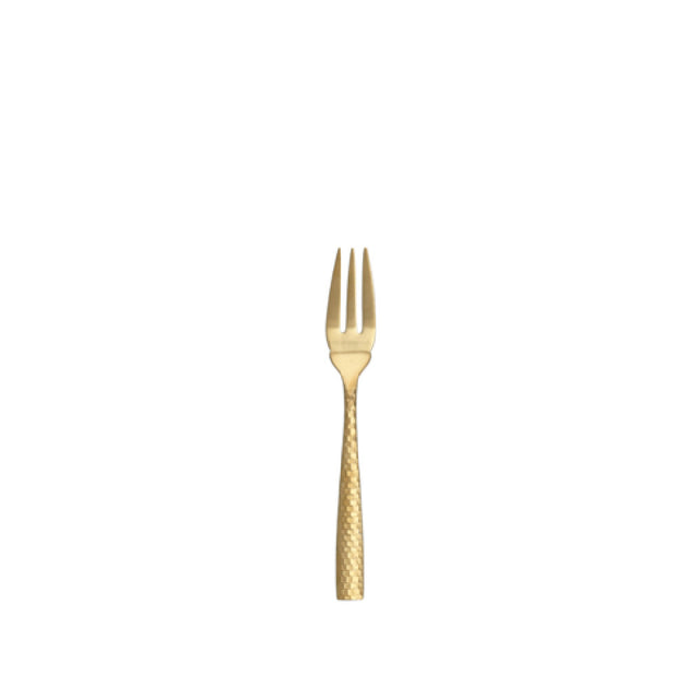 Zwiesel Fortessa 1.9B.102.FC.031 - Lucca Faceted Brushed Gold Fish Fork 7.2" (18.3cm)