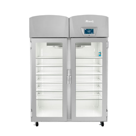 Migali Industries EVOX-2RG-BB Blood Bank Refrigerator 44.9 Cu. Ft. Capacity Two Glass Door
