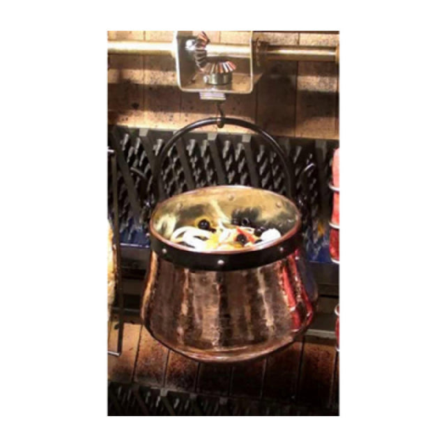 Rotisol CHAUDRON Copper Casserole For Vertical Spit System 4 Liter For GrandFlame