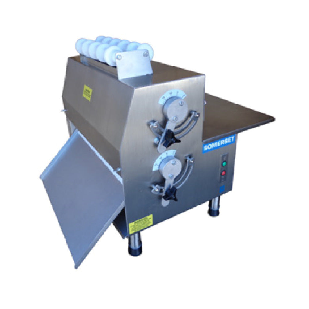 Somerset CDR-1500 Somerset® Dough Roller 15" Synthetic Rollers Sheets 500-600 Pieces Per Hour Up To 15" Diameter