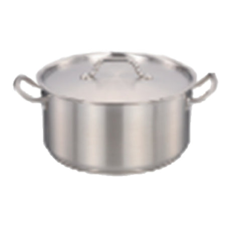 Omcan 80427 (80427) Brazier Pan 15 Quart With Cover