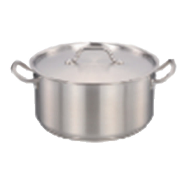 Omcan 80430 (80430) Brazier Pan 30 Quart With Cover