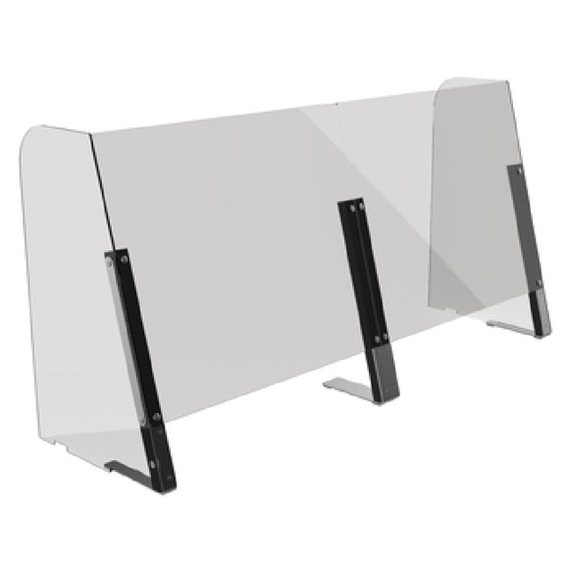 Steelite MGCDVO04CSAS Mogogo Buffet Solutions V-Shield 70"L X 35-1/2"H Double Wide