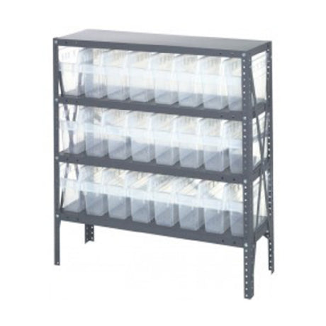 Quantum 1239-SB801CL Shelving Unit 12"D X 36"L X 39"H Heavy Duty